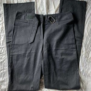 Le Chateau black dress pants size 7 with buckle